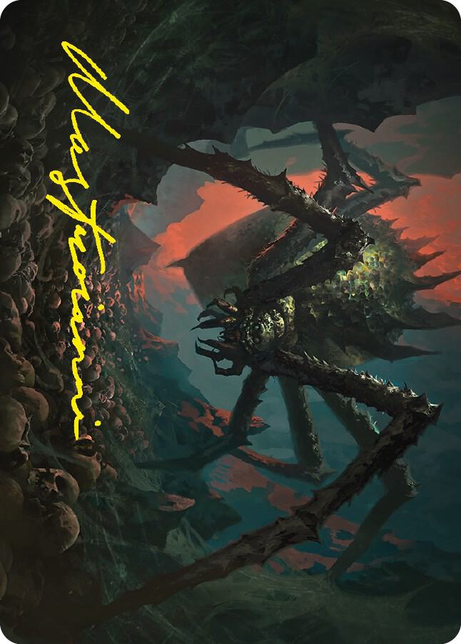 Shelob, Child of Ungoliant Art Card (Gold-Stamped Signature) (23) [Universes Beyond: The Lord of the Rings: Tales of Middle-earth Art Series]