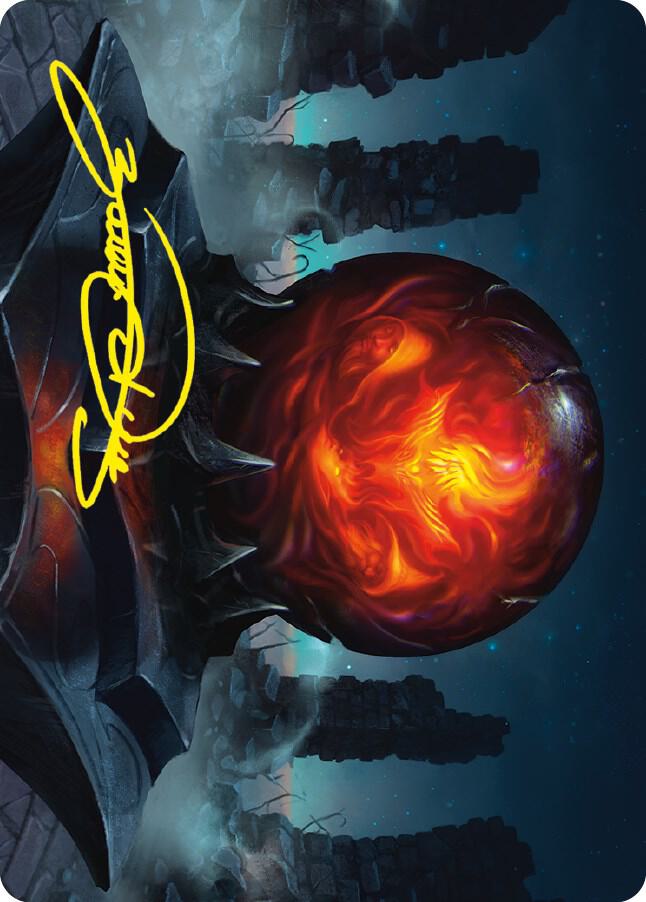 Commander's Sphere Art Card (Gold-Stamped Signature) (75) [Universes Beyond: The Lord of the Rings: Tales of Middle-earth Art Series]