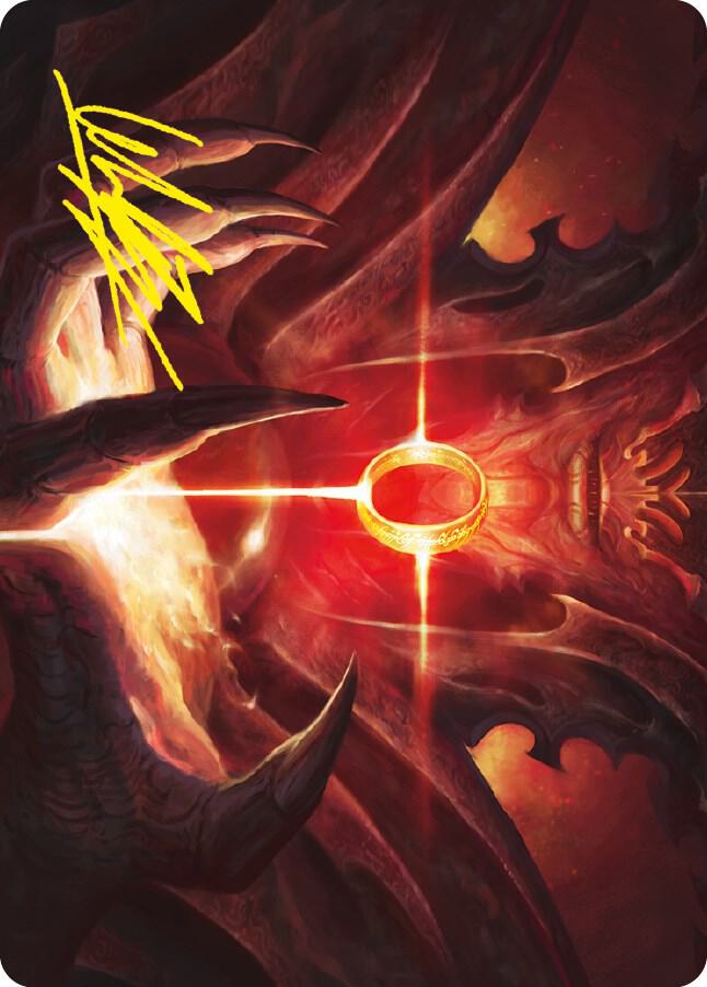 Sol Ring Art Card (Gold-Stamped Signature) (76) [Universes Beyond: The Lord of the Rings: Tales of Middle-earth Art Series]