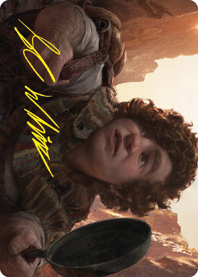 Sam, Loyal Attendant Art Card (Gold-Stamped Signature) (58) [Universes Beyond: The Lord of the Rings: Tales of Middle-earth Art Series]