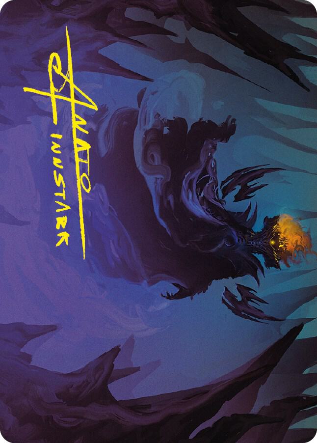Sauron, the Necromancer Art Card (Gold-Stamped Signature) (42) [Universes Beyond: The Lord of the Rings: Tales of Middle-earth Art Series]