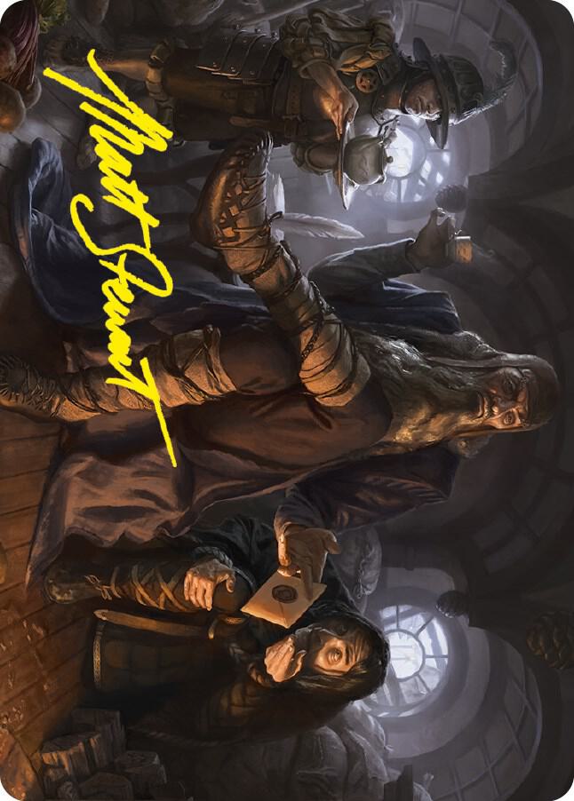 Sharkey, Tyrant of the Shire Art Card (Gold-Stamped Signature) (22) [Universes Beyond: The Lord of the Rings: Tales of Middle-earth Art Series]