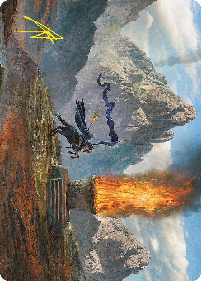 Call for Aid Art Card (Gold-Stamped Signature) (60) [Universes Beyond: The Lord of the Rings: Tales of Middle-earth Art Series]