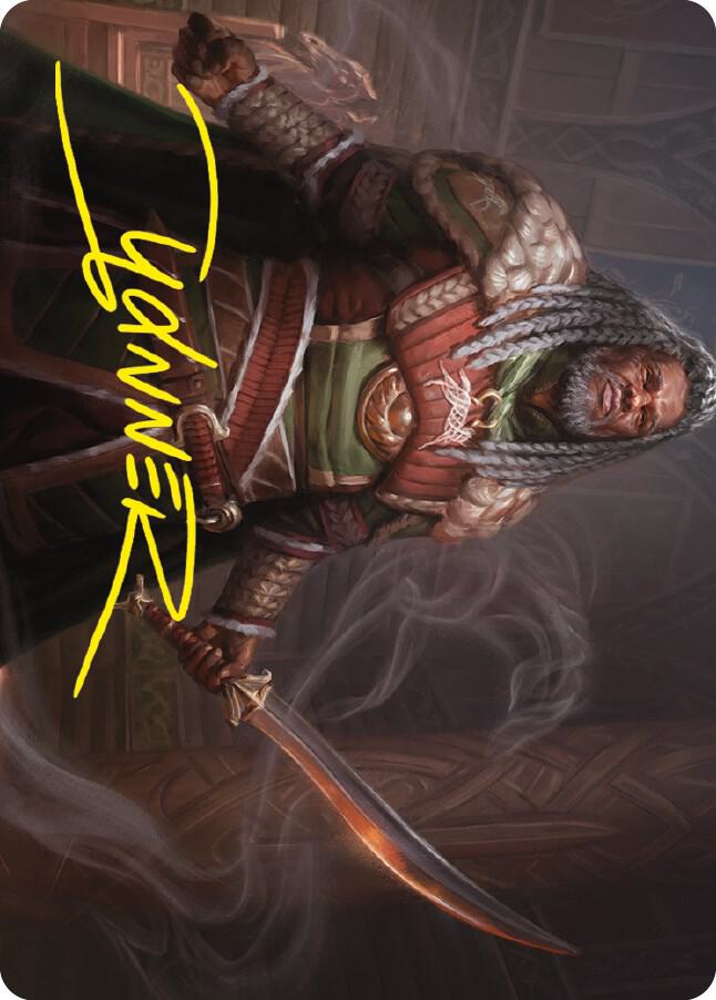 Theoden, King of Rohan Art Card (Gold-Stamped Signature) (25) [Universes Beyond: The Lord of the Rings: Tales of Middle-earth Art Series]