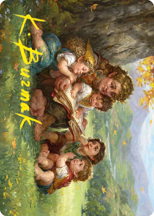 Samwise Gamgee Art Card (19/81) (Gold-Stamped Signature) [Universes Beyond: The Lord of the Rings: Tales of Middle-earth Art Series]