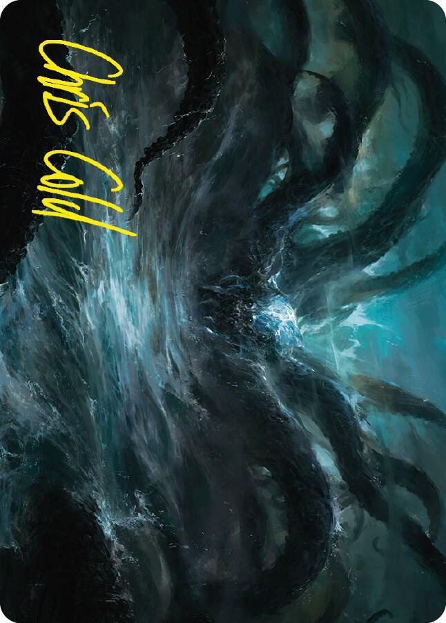 The Watcher in the Water Art Card (Gold-Stamped Signature) (7) [Universes Beyond: The Lord of the Rings: Tales of Middle-earth Art Series]