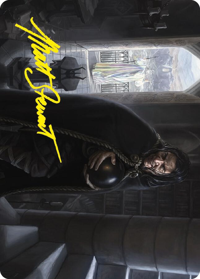 Grima, Saruman's Footman Art Card (Gold-Stamped Signature) (63) [Universes Beyond: The Lord of the Rings: Tales of Middle-earth Art Series]