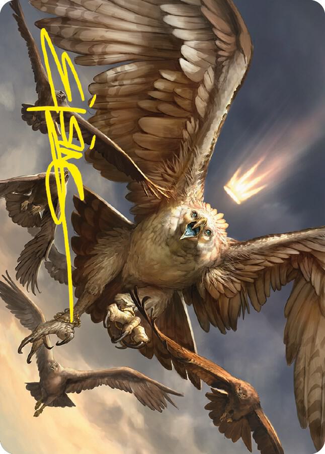 Gwaihir, Greatest of the Eagles Art Card (Gold-Stamped Signature) (59) [Universes Beyond: The Lord of the Rings: Tales of Middle-earth Art Series]