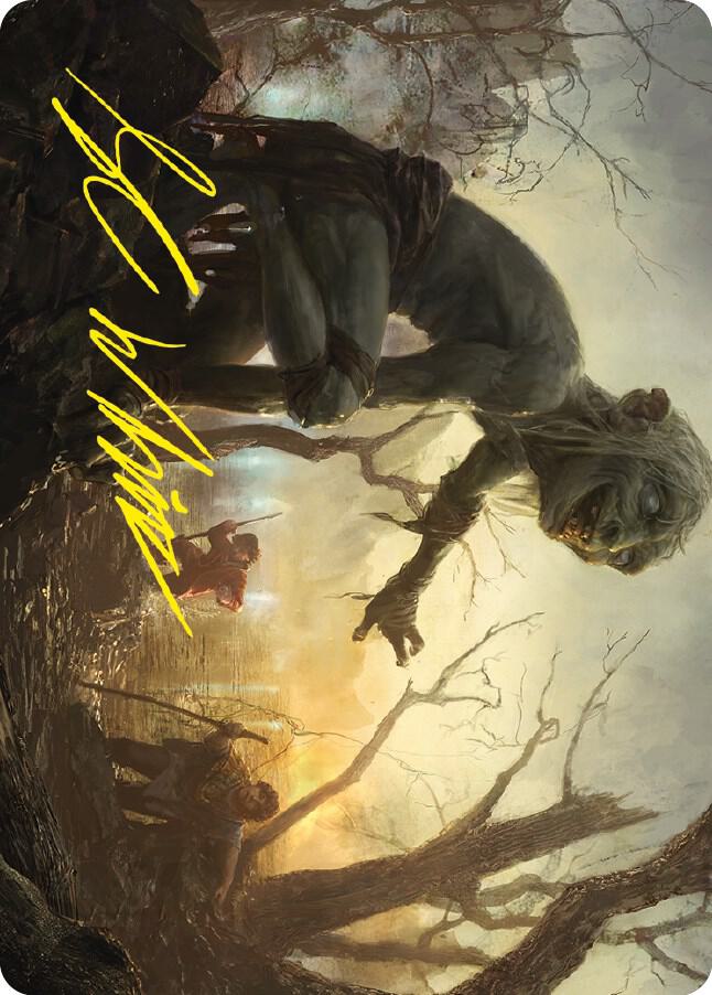 Smeagol, Helpful Guide Art Card (Gold-Stamped Signature) (24) [Universes Beyond: The Lord of the Rings: Tales of Middle-earth Art Series]