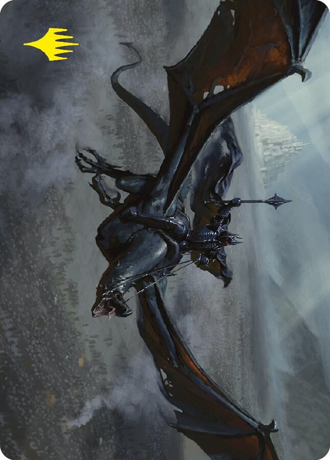Lord of the Nazgul Art Card (Gold-Stamped Signature) (64) [Universes Beyond: The Lord of the Rings: Tales of Middle-earth Art Series]
