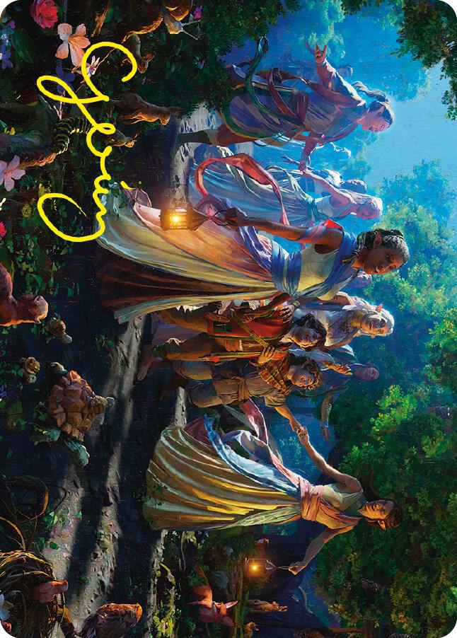 Realm Seekers Art Card (Gold-Stamped Signature) (74) [Universes Beyond: The Lord of the Rings: Tales of Middle-earth Art Series]