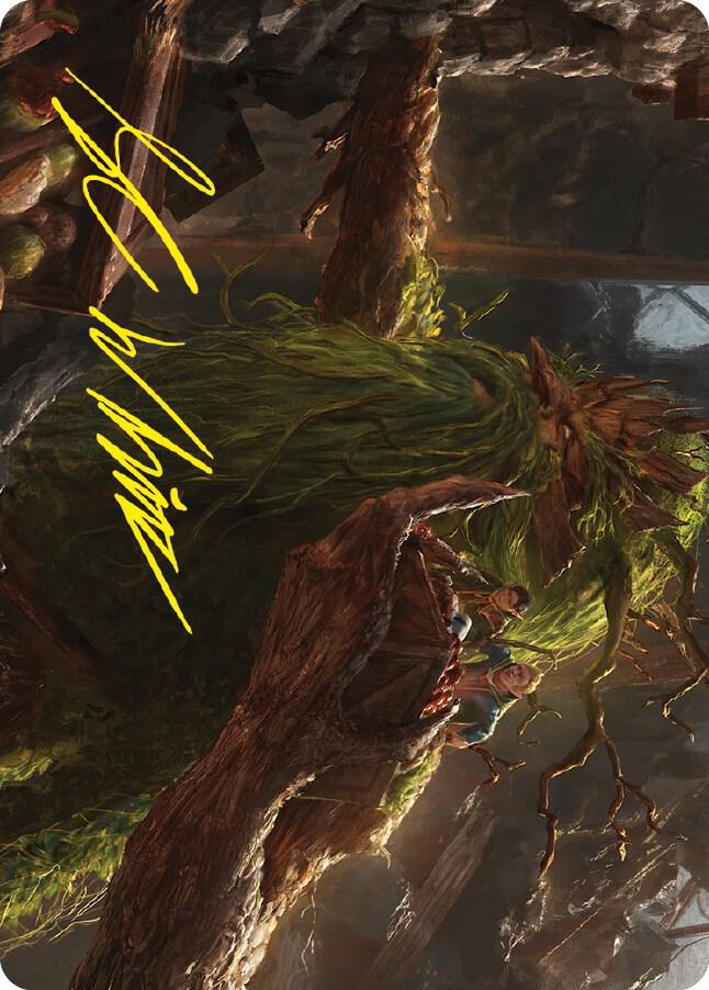 Treebeard, Gracious Host Art Card (Gold-Stamped Signature) (67) [Universes Beyond: The Lord of the Rings: Tales of Middle-earth Art Series]