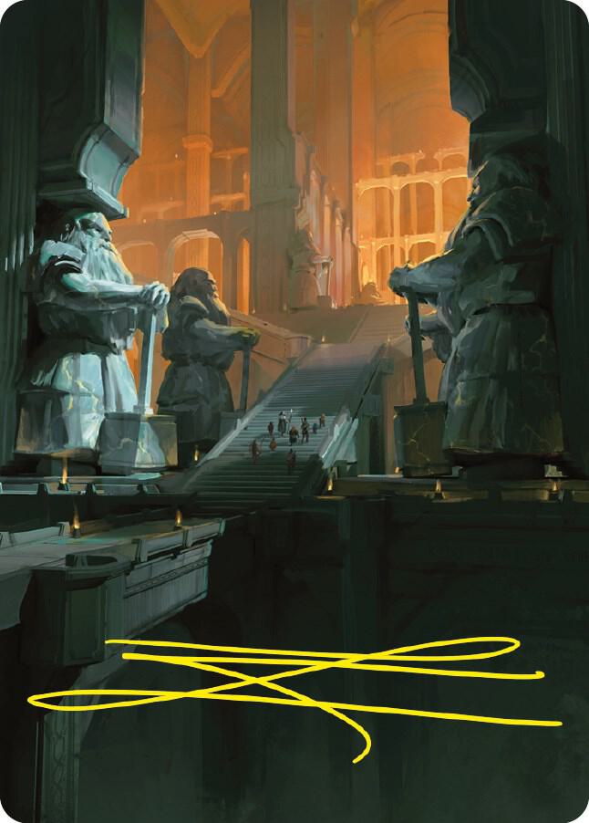 Mines of Moria Art Card (Gold-Stamped Signature) (56) [Universes Beyond: The Lord of the Rings: Tales of Middle-earth Art Series]