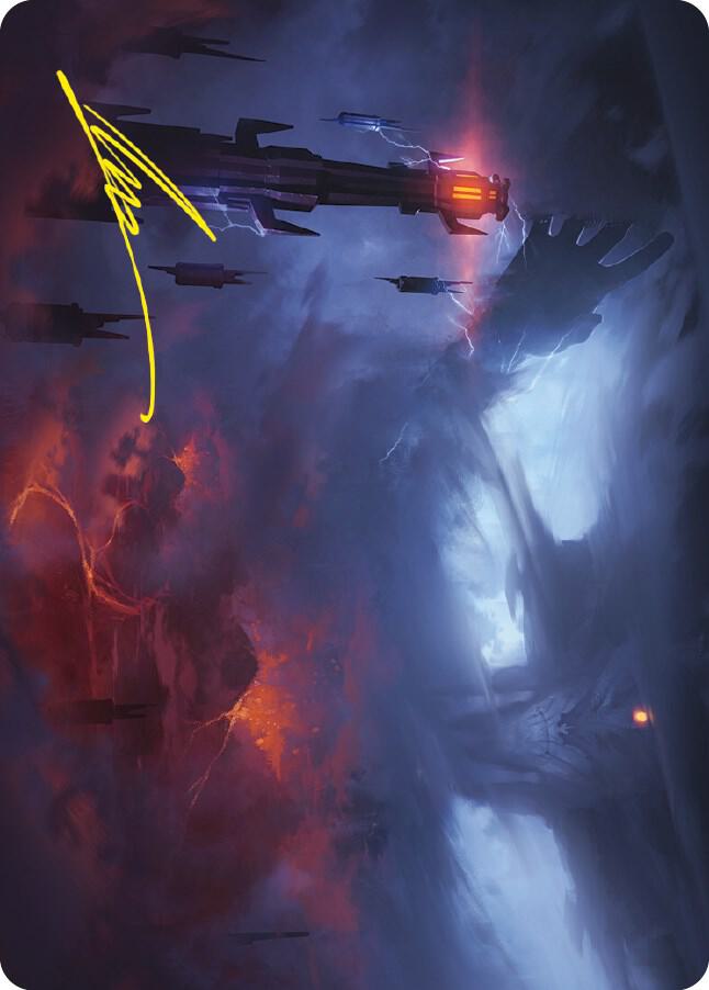 Shadow of the Enemy Art Card (Gold-Stamped Signature) (8) [Universes Beyond: The Lord of the Rings: Tales of Middle-earth Art Series]