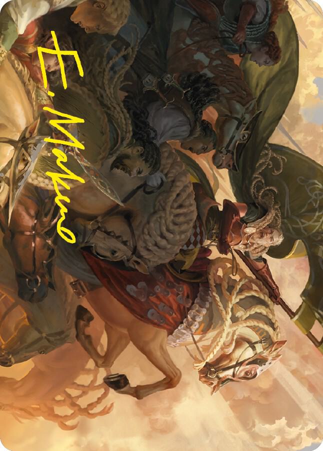 Marshal's Anthem Art Card (Gold-Stamped Signature) (68) [Universes Beyond: The Lord of the Rings: Tales of Middle-earth Art Series]