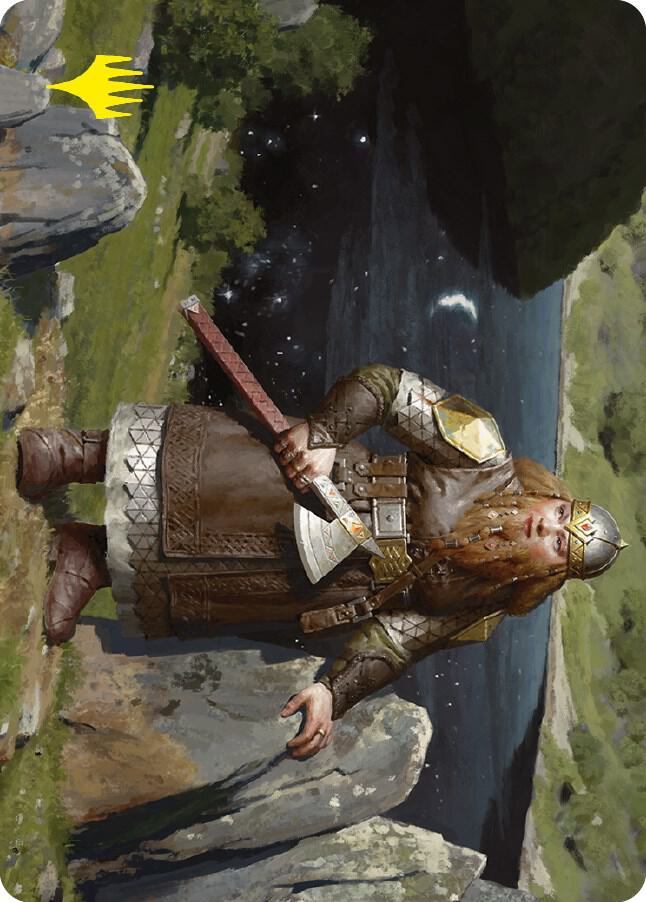 Mirrormere Guardian Art Card (Gold-Stamped Signature) (12) [Universes Beyond: The Lord of the Rings: Tales of Middle-earth Art Series]