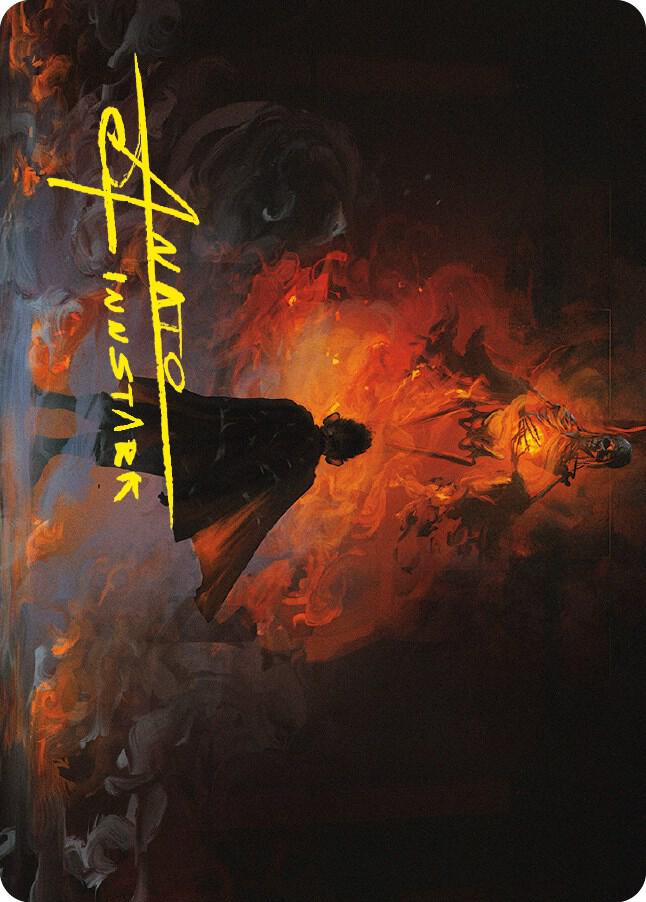 Pippin, Guard of the Citadel Art Card (Gold-Stamped Signature) (51) [Universes Beyond: The Lord of the Rings: Tales of Middle-earth Art Series]