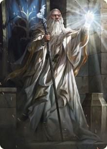 Gandalf the White Art Card (3) [Universes Beyond: The Lord of the Rings: Tales of Middle-earth Art Series]