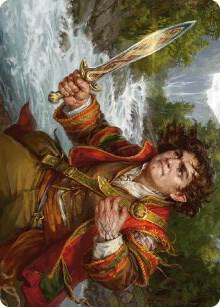 Frodo Baggins Art Card (16/81) [Universes Beyond: The Lord of the Rings: Tales of Middle-earth Art Series]