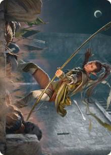 Legolas, Counter of Kills Art Card (17) [Universes Beyond: The Lord of the Rings: Tales of Middle-earth Art Series]