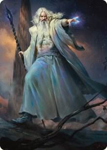 Saruman of Many Colors Art Card (20) [Universes Beyond: The Lord of the Rings: Tales of Middle-earth Art Series]
