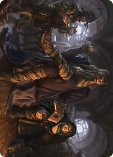 Sharkey, Tyrant of the Shire Art Card (22) [Universes Beyond: The Lord of the Rings: Tales of Middle-earth Art Series]