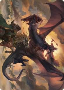 Witch-king, Bringer of Ruin Art Card (34) [Universes Beyond: The Lord of the Rings: Tales of Middle-earth Art Series]