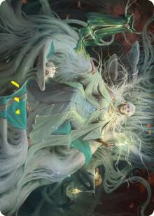 Galadriel, Gift-Giver Art Card (35) [Universes Beyond: The Lord of the Rings: Tales of Middle-earth Art Series]