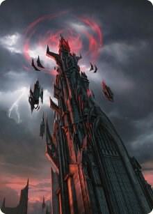 Barad-dur Art Card (54) [Universes Beyond: The Lord of the Rings: Tales of Middle-earth Art Series]