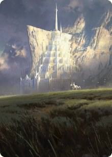 Minas Tirith Art Card (55) [Universes Beyond: The Lord of the Rings: Tales of Middle-earth Art Series]