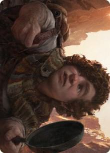 Sam, Loyal Attendant Art Card (58) [Universes Beyond: The Lord of the Rings: Tales of Middle-earth Art Series]