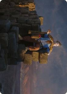Pippin, Warden of Isengard Art Card (66) [Universes Beyond: The Lord of the Rings: Tales of Middle-earth Art Series]