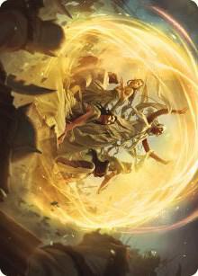 Heroic Intervention Art Card (73) [Universes Beyond: The Lord of the Rings: Tales of Middle-earth Art Series]