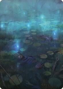 The Dead Marshes Art Card (79) [Universes Beyond: The Lord of the Rings: Tales of Middle-earth Art Series]