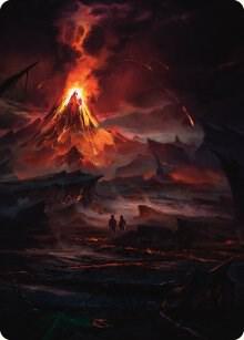 Valley of Gorgoroth Art Card (80) [Universes Beyond: The Lord of the Rings: Tales of Middle-earth Art Series]