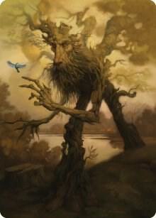 Treefolk Token Art Card (81) [Universes Beyond: The Lord of the Rings: Tales of Middle-earth Art Series]