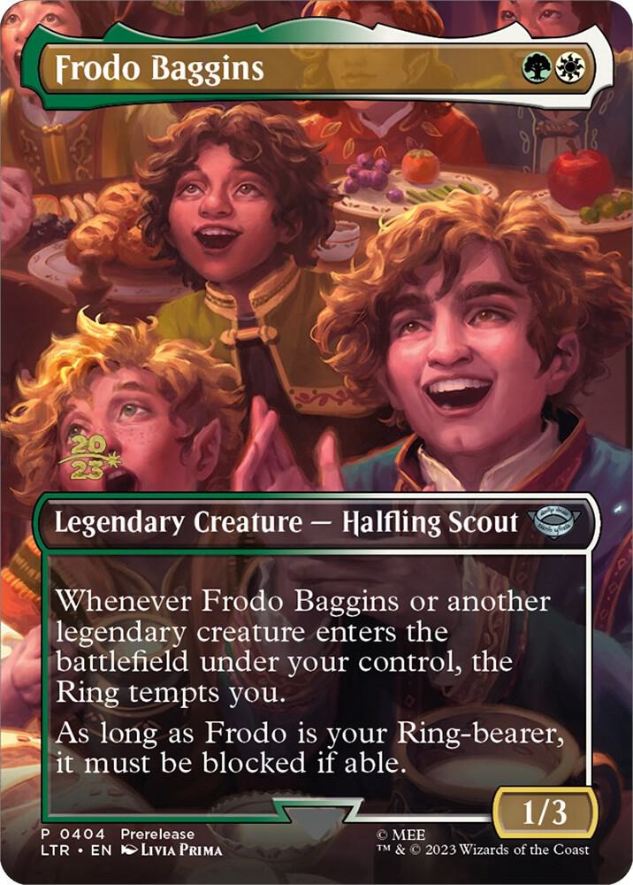 Frodo Baggins (404) [Prerelease Cards] [Borderless]