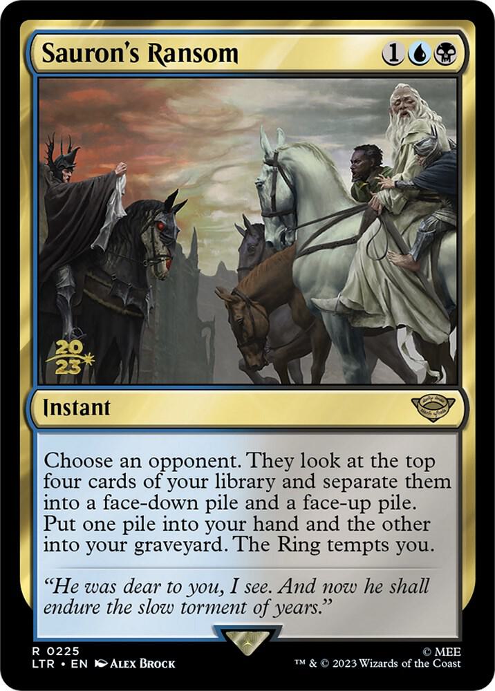 Sauron's Ransom (225) [Prerelease Cards]
