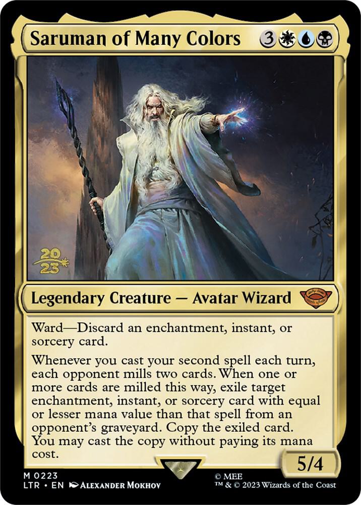 Saruman of Many Colors (223) [Prerelease Cards]
