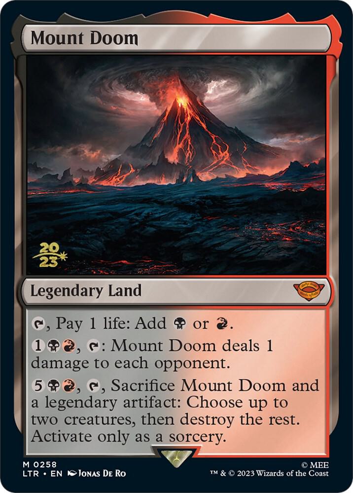Mount Doom (258) [Prerelease Cards]