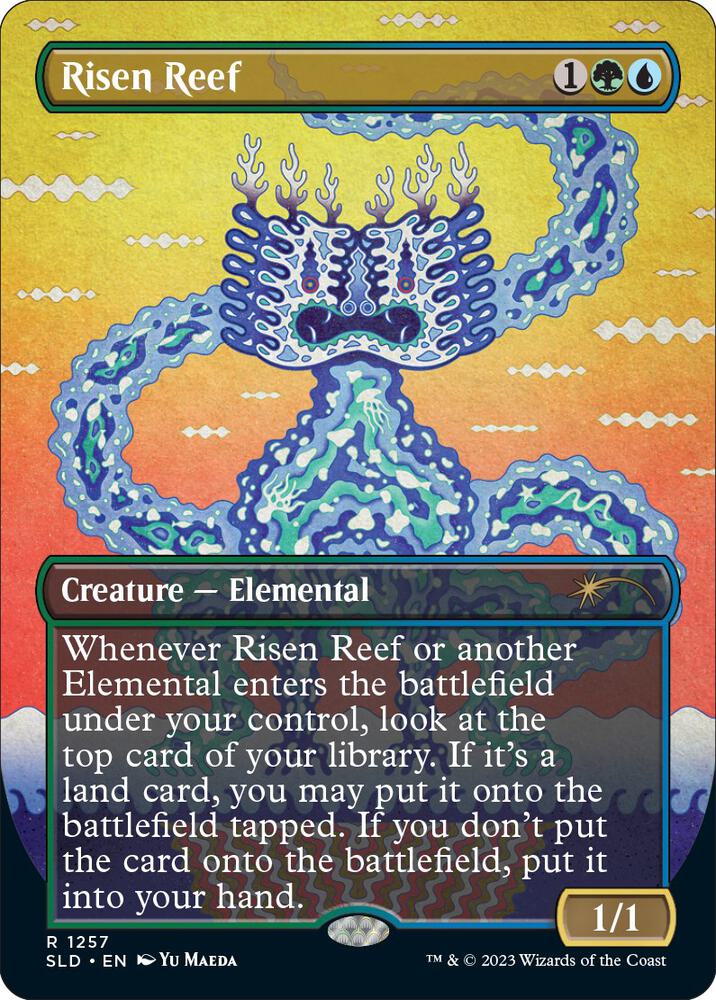 Risen Reef (1257) [Secret Lair Drop] [Borderless]