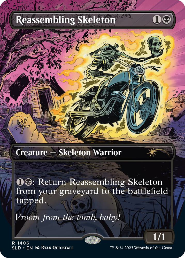 Reassembling Skeleton (1406) [Secret Lair Drop] [Borderless]