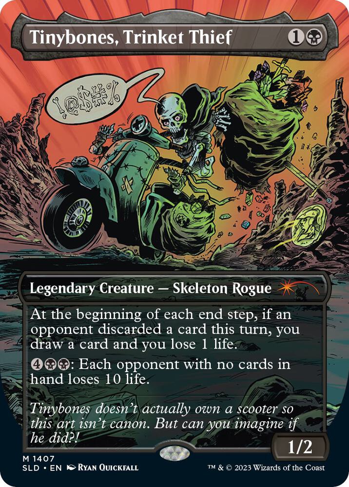 Tinybones, Trinket Thief (1407) [Secret Lair Drop] [Borderless]