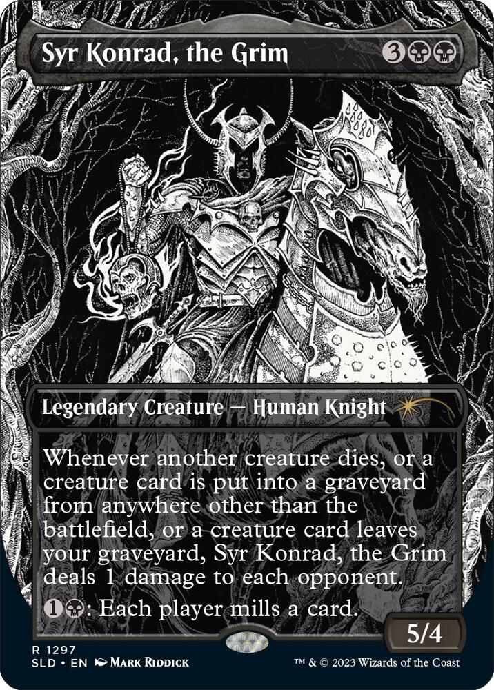 Syr Konrad, the Grim (1297) [Secret Lair Drop] [Borderless]
