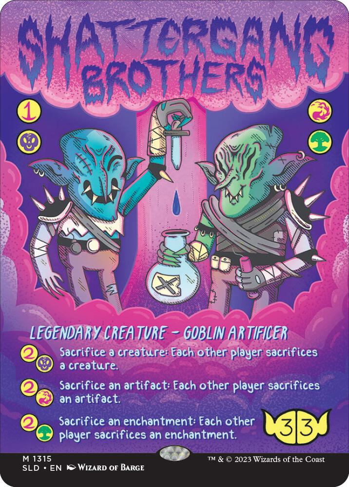Shattergang Brothers (1315) [Secret Lair Drop] [Borderless]