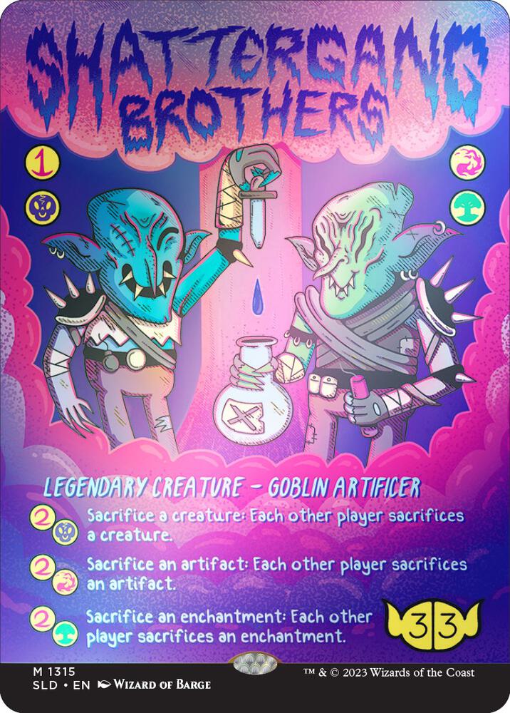 Shattergang Brothers (Rainbow Foil) (1315) [Secret Lair Drop] [Borderless]