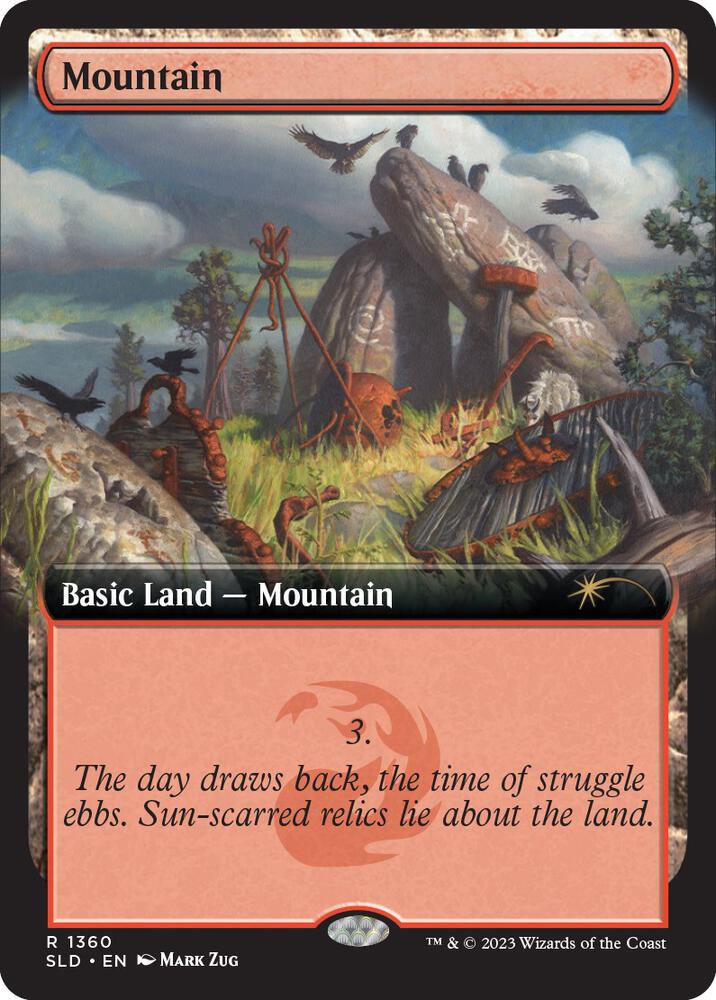 Mountain (1360) [Secret Lair Drop] [Extended Art]