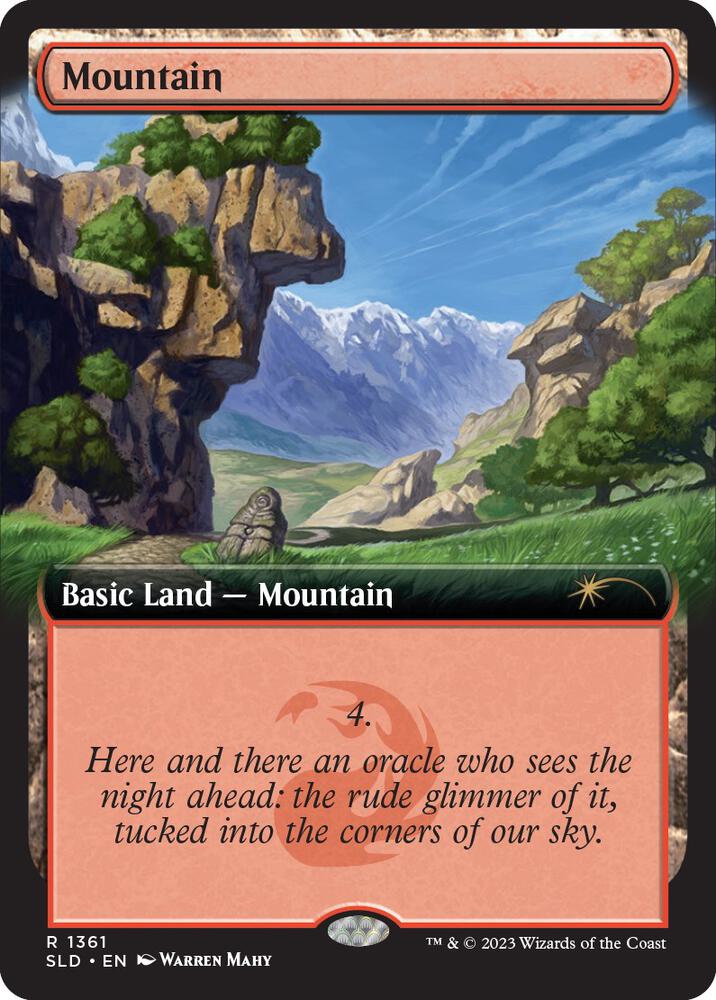 Mountain (1361) [Secret Lair Drop] [Extended Art]