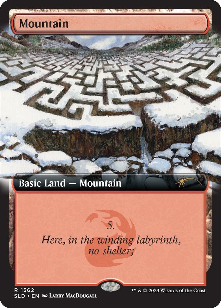 Mountain (1362) [Secret Lair Drop] [Extended Art]