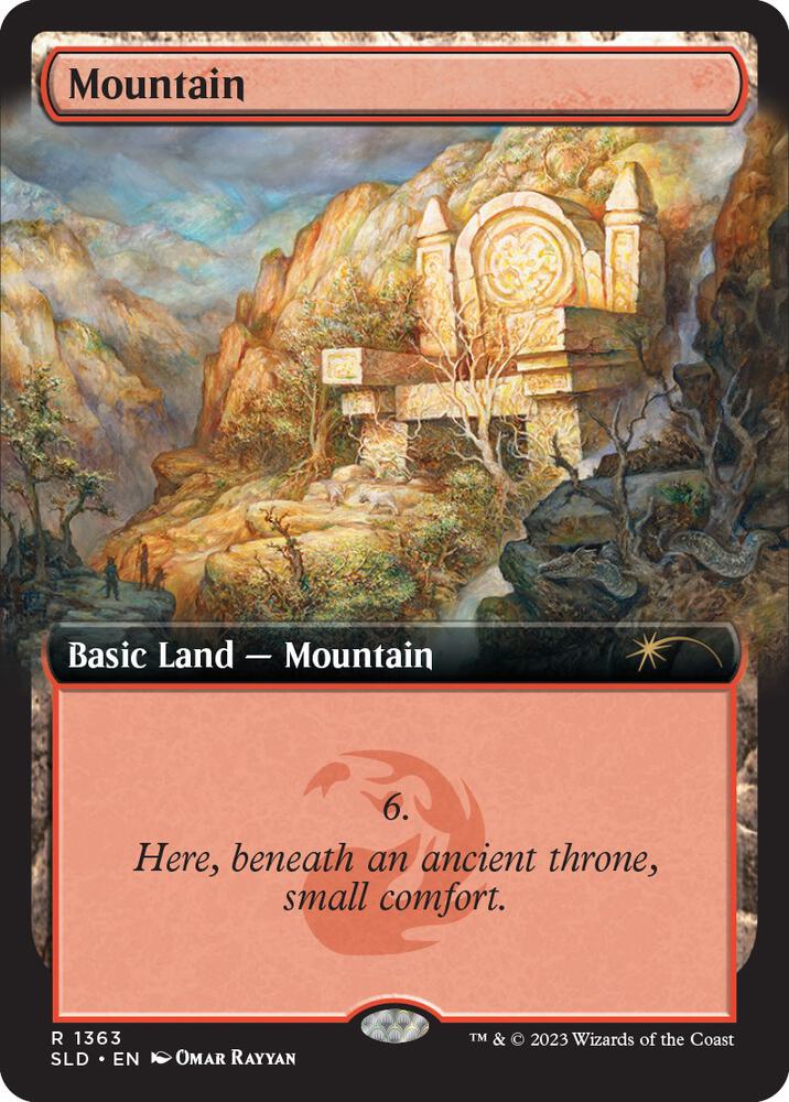 Mountain (1363) [Secret Lair Drop] [Extended Art]
